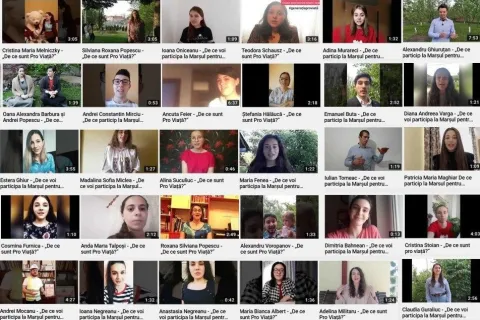 Gala susținătorilor vieții 2020: Centrul de presă Basilica al Patriarhiei Române a transmis constant mesajul pro-viață