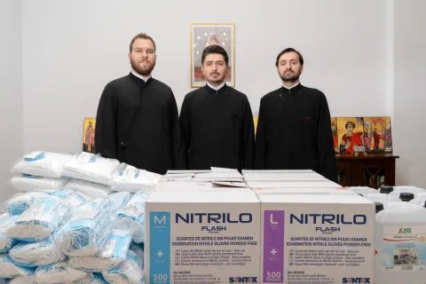Parohia Icoanei a donat echipament de protecție de 15.000 lei Spitalului Dr. I. Cantacuzino din Capitală