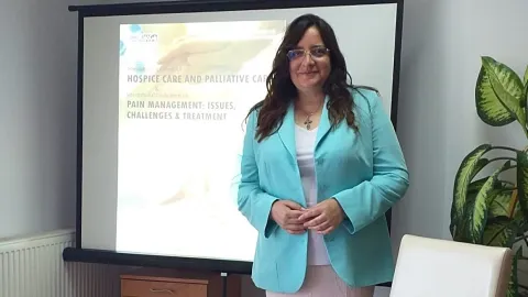 Directoarea Centrului Sf. Nectarie din București a moderat online Conferința Internațională de Îngrijiri Paliative