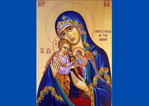 90.000 de lei și o icoană a Maicii Domnului „Ocrotitoarea celor nenăscuți” pentru Centrul Sf. Elena din București