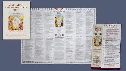 A apărut calendarul ortodox bisericesc pe 2021. Noutăţi şi formate de prezentare