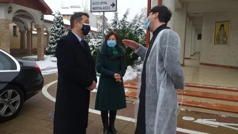 Ambasadorul Elveției și reprezentanții Arhiepiscopiei Bucureștilor au discutat despre dezvoltarea paliației în România