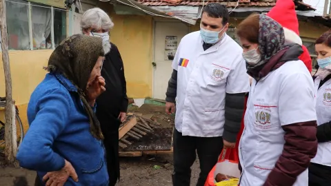 Voluntarii CMN au oferit alimente pentru 150 de persoane din județele Ilfov și Prahova