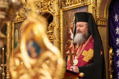 La acest canon dialogăm cu sufletul nostru, spune Episcopul vicar Ieronim Sinaitul