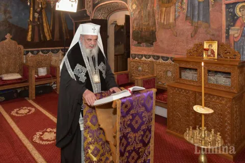 Canonul cel Mare la Reședința Patriarhală: Postul aspru susține rugăciunea smerită, spune Patriarhul Daniel