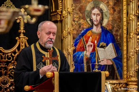 Pr. Gheorghe Holbea la denia de miercuri seara: Nu suntem aruncați în lume, ci viaţa noastră are o noimă duhovnicească