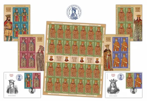 Emisiunea „Doamnele Voievozilor români”. Biserica a oferit imaginile pentru trei timbre Romfilatelia