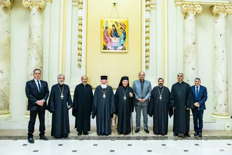 Patriarhul Melchit Youssef Absi a vizitat Patriarhia Română: M-a impresionat credinţa poporului român