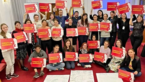 Școala de vară „Viitorul este pro-viață”: Liceeni și studenți au învățat implicarea de la Adriana Ene și alți formatori