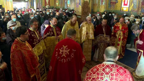 Hram la biserica bucureşteană Sfântul Mercurie. „Nu a fost doar un mărturisitor prin martiriu”