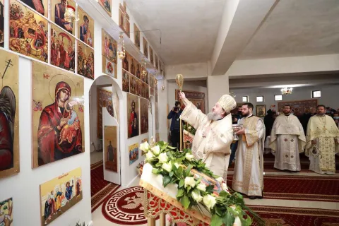 Episcopul vicar Timotei Prahoveanul a sfințit noul loc de slujire al Parohiei Bărbătescu Vechi din Capitală
