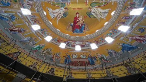 Patriarhul României face apel pentru sprijinirea lucrării de pictare în mozaic a Catedralei Naționale