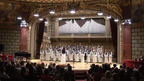 Corul de Copii și Tineret „Symbol – Jean Lupu” al Patriarhiei Române a concertat la Ateneul Român (Video)