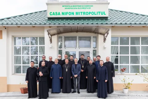 Preoții Slujitori din Cimitirele de Stat ale Capitalei s-au întrunit la Mănăstirea Cernica