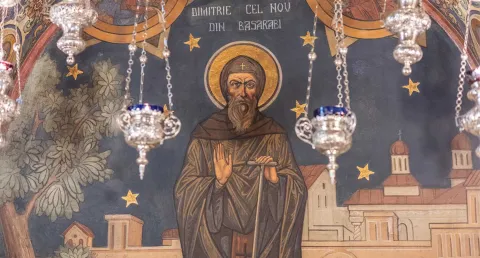 Fresca originală a Sfântului Dimitrie cel Nou din Catedrala Patriarhală a fost restaurată
