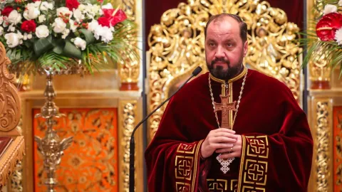 Hram la Parohia Brâncuși: Sfântul Ioan Rusul ne arată că tinerețea poate fi prilej de sfințenie
