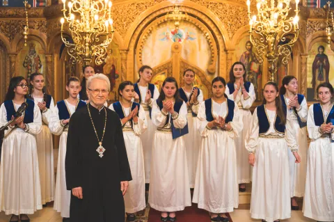 Corul de copii Symbol va cânta pentru Irene Ecaterina la Catedrala Sf. Spiridon Nou