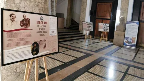 Romfilatelia marchează 190 de ani de la înființarea Monitorului Oficial