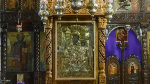 Icoana Maicii Domnului de la Giurgeni sosește la o parohie din Ploiești