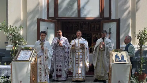 Hram la capela unui cimitir bucureștean: Este ocrotită de cei mai vechi martiri atestați pe teritoriul României