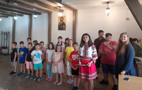 Copii de la Centrul Sf. Sofia au mers în tabără la Centrul medieval al fostei mănăstiri Apostolache