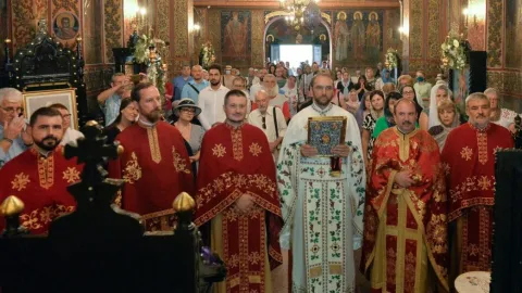 Sfântul Mucenic Fanurie a fost cinstit la biserica sa din Capitală
