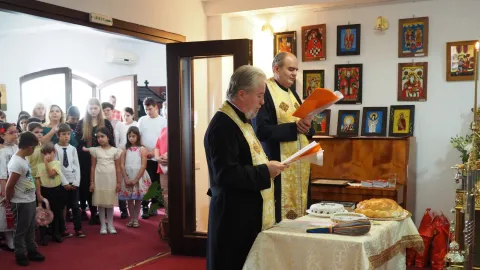 Centrul de zi pentru copii „Sf. Mc. Sofia” al Arhiepiscopiei Bucureștilor și-a serbat hramul