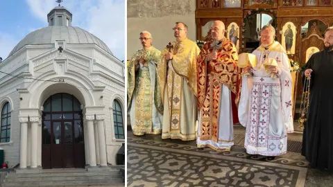 Liturghie în capela Cimitirului Sfânta Vineri din Capitală după mai bine de 70 de ani