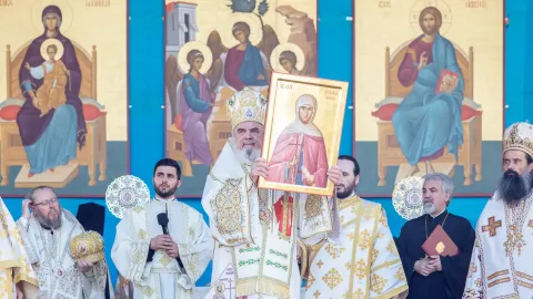 Prima sărbătorire oficială a Sfintei Teofana Basarab