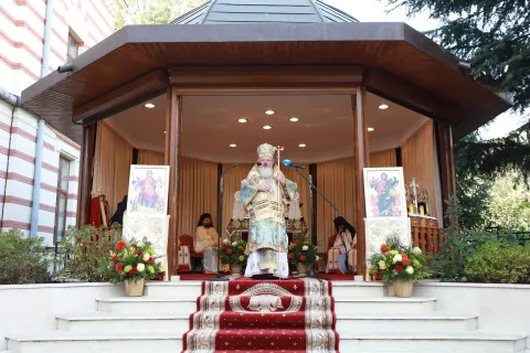 PS Varlaam la Mănăstirea Radu Vodă: Iubirea vrăjmașilor este posibilă. Asta ne arată Sf. Nectarie