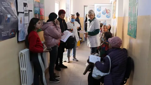Campania „Sănătate pentru sate”, desfăşurată de voluntarii Catedralei Naţionale, a ajuns pentru prima dată în Teleorman