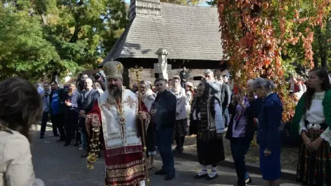 Biserica Turea de la Muzeul Satului și-a cinstit ocrotitorul