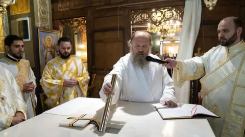 Biserica de secol 19 Cărămidarii de Sus a fost resfințită și a primit hramul Sf. Gherasim din Chefalonia