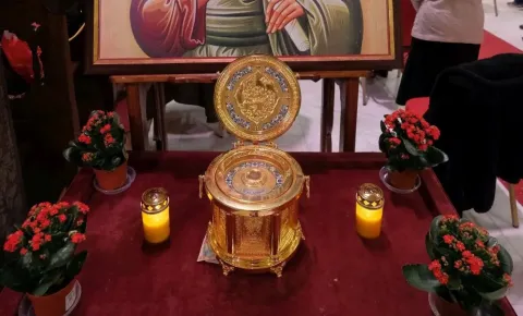 Moaştele Sf. Ap. Andrei vor fi așezate spre cinstire marți la Catedrala Patriarhală