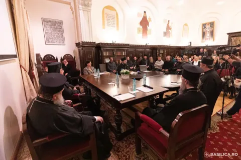 Părintele Sofian Boghiu a fost comemorat la Biblioteca Sfântului Sinod: Evocări, mărturii şi lansare de carte