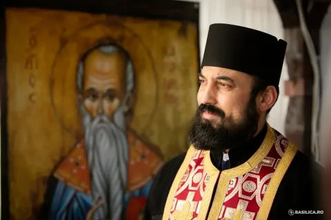 Sf. Haralambie a fost cinstit la biserica monument istoric pe care o ocrotește în Capitală