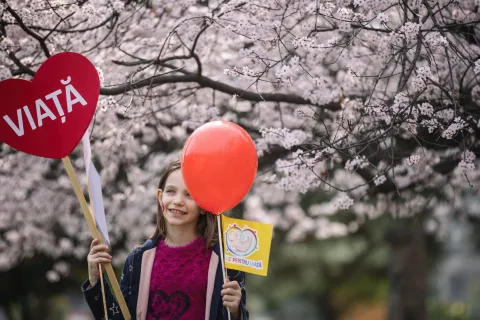 Studenți teologi, îndemn la prețuirea vieții: Marșul pentru viață este un drum al speranței și al dragostei