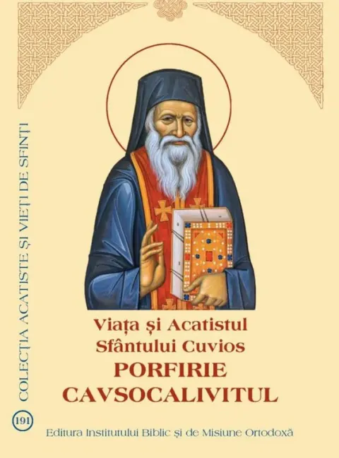 A apărut Viața și Acatistul Sfântului Cuvios Porfirie Cavsocalivitul, text aprobat de Sf. Sinod