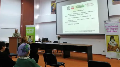 Academia de îngrijiri paliative: O nouă sesiune științifică, un nou pas pe calea profesionalizării domeniului