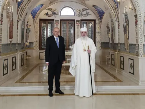 Patriarhul Daniel a primit vizita Ambasadorului României în Republica Cipru