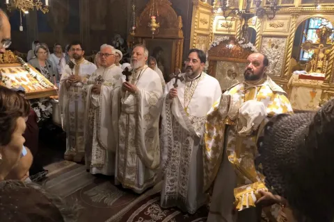 Biserica Precupeţii Vechi, unde funcţionează de peste două decenii un centru pentru vârstnici, şi-a serbat hramul