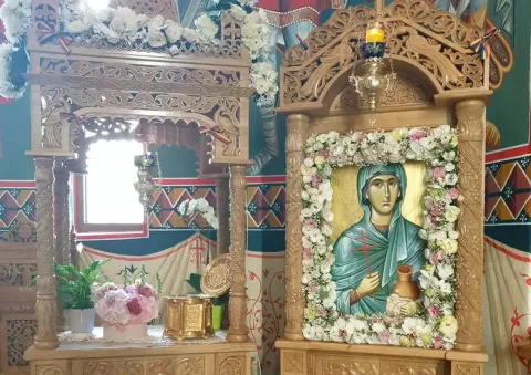 Sf. Maria Magdalena va fi cinstită la o biserică unde se află un fragment din moaştele acesteia
