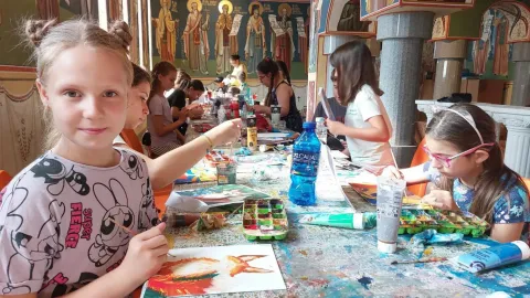 Pe parcursul verii, copiii din Parohia Șerban Vodă au participat la excursii și activități de vacanță