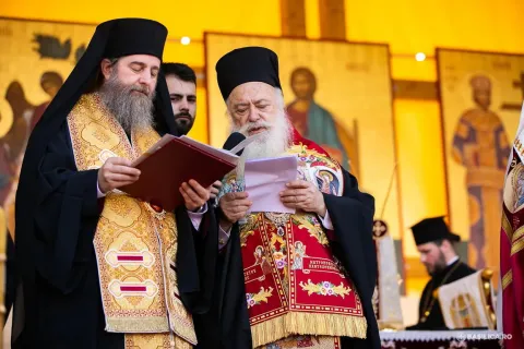 Mitropolitul de Veria la București: Ne rugăm Maicii Domnului să acopere poporul român cel evlavios și binecredincios