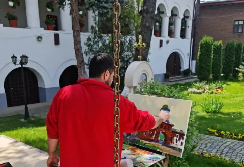 Duminică, la Mănăstirea Plumbuita: Expoziție de pictură și concert de muzică psaltică
