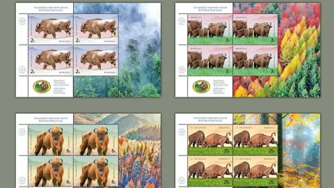 Romfilatelia a lansat o emisiune de mărci poștale cu tema Ziua Mondială a Rezervațiilor și a Parcurilor Naturale