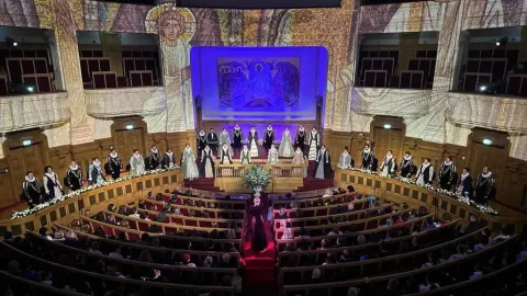 Corul Madrigal la Palatul Patriarhiei de Ziua Culturii Naționale: PS Paisie Sinaitul l-a omagiat pe Eminescu
