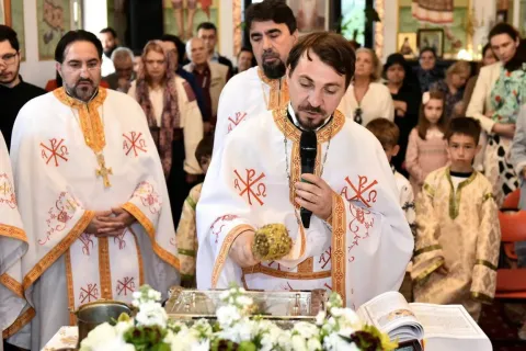 A fost binecuvântată racla pentru moaștele Sf. M. Mc. Și Tămăduitor Pantelimon de la Paraclisul Spitalului Cantacuzino