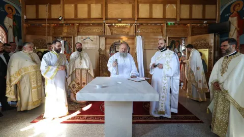 PS Timotei a sfințit noua biserică din localitatea prahoveană Chițorani