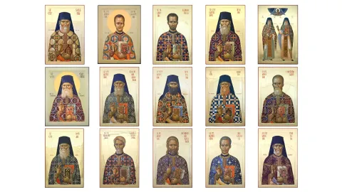 FOTO: Icoanele noilor sfinți canonizați de Biserica Ortodoxă Română